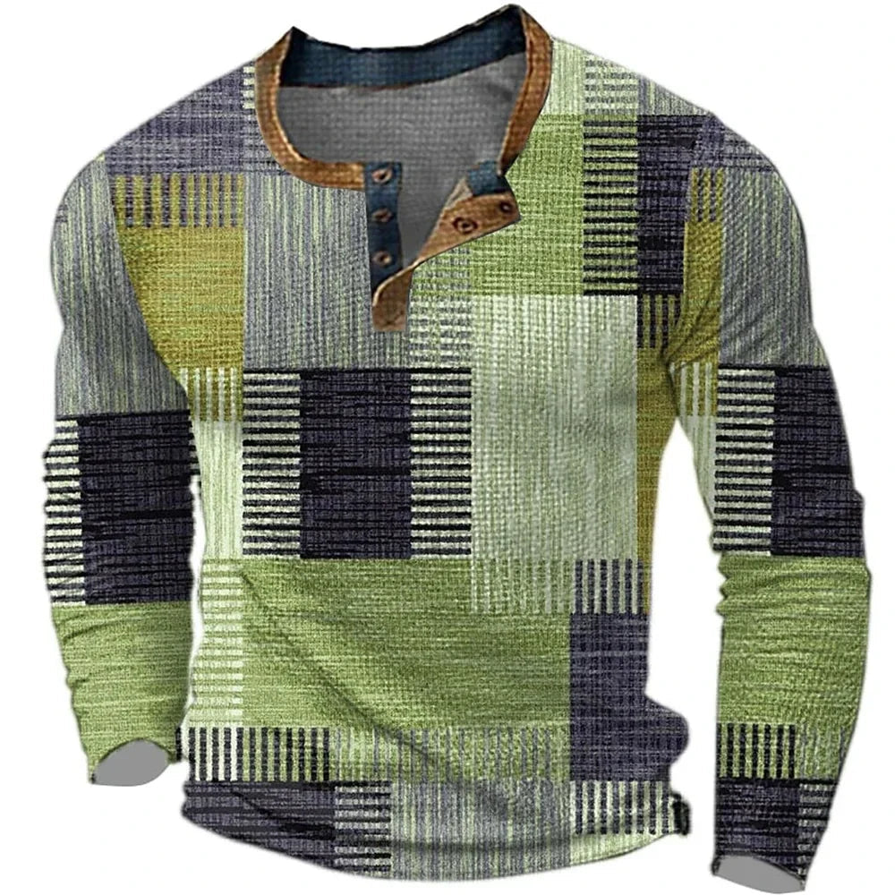 Thomas | Stijlvol patchwork T-shirt 2