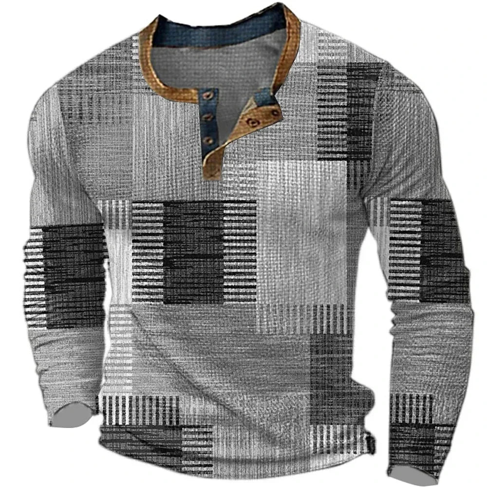 Thomas | Stijlvol patchwork T-shirt 3