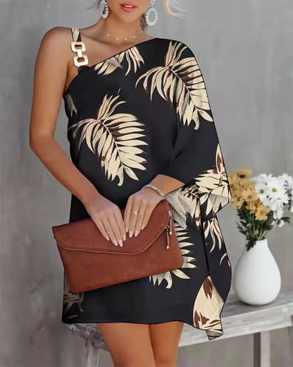 Kleurrijke Tie Dye Jurk Zomerse Halterhals Stijl
