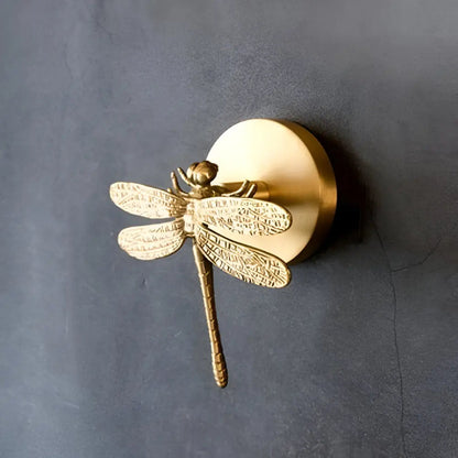 Wandhaak Massief Messing met Gouden Afwerking – Decoratief Dierenmotief voor Entree Slaapkamer Badkamer