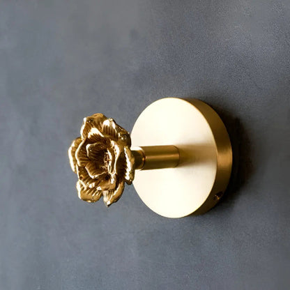 Wandhaak Massief Messing met Gouden Afwerking – Decoratief Dierenmotief voor Entree Slaapkamer Badkamer
