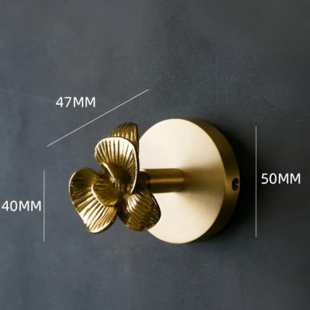 Wandhaak Massief Messing met Gouden Afwerking – Decoratief Dierenmotief voor Entree Slaapkamer Badkamer