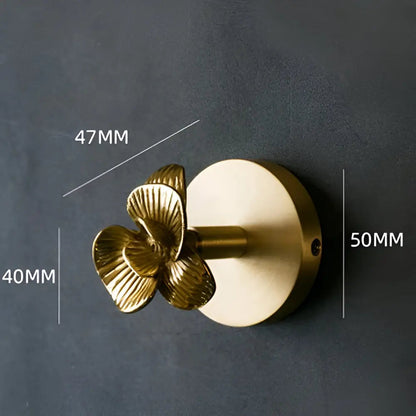 Wandhaak Massief Messing met Gouden Afwerking – Decoratief Dierenmotief voor Entree Slaapkamer Badkamer
