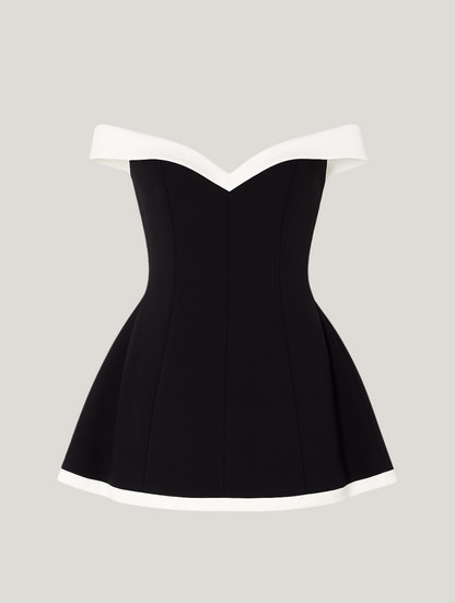 Tijdloze Off-Shoulder Mini-Jurk | Elegante Cocktailjurk 4