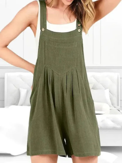 Linnen Jumpsuit Zomer Comfortabel Katoen