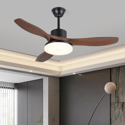 Scandinavisch geïnspireerde plafondventilator met verlichting en afstandsbediening – 6 snelheden, dimbaar LED, verkrijgbaar in 126 cm en 132 cm diameter