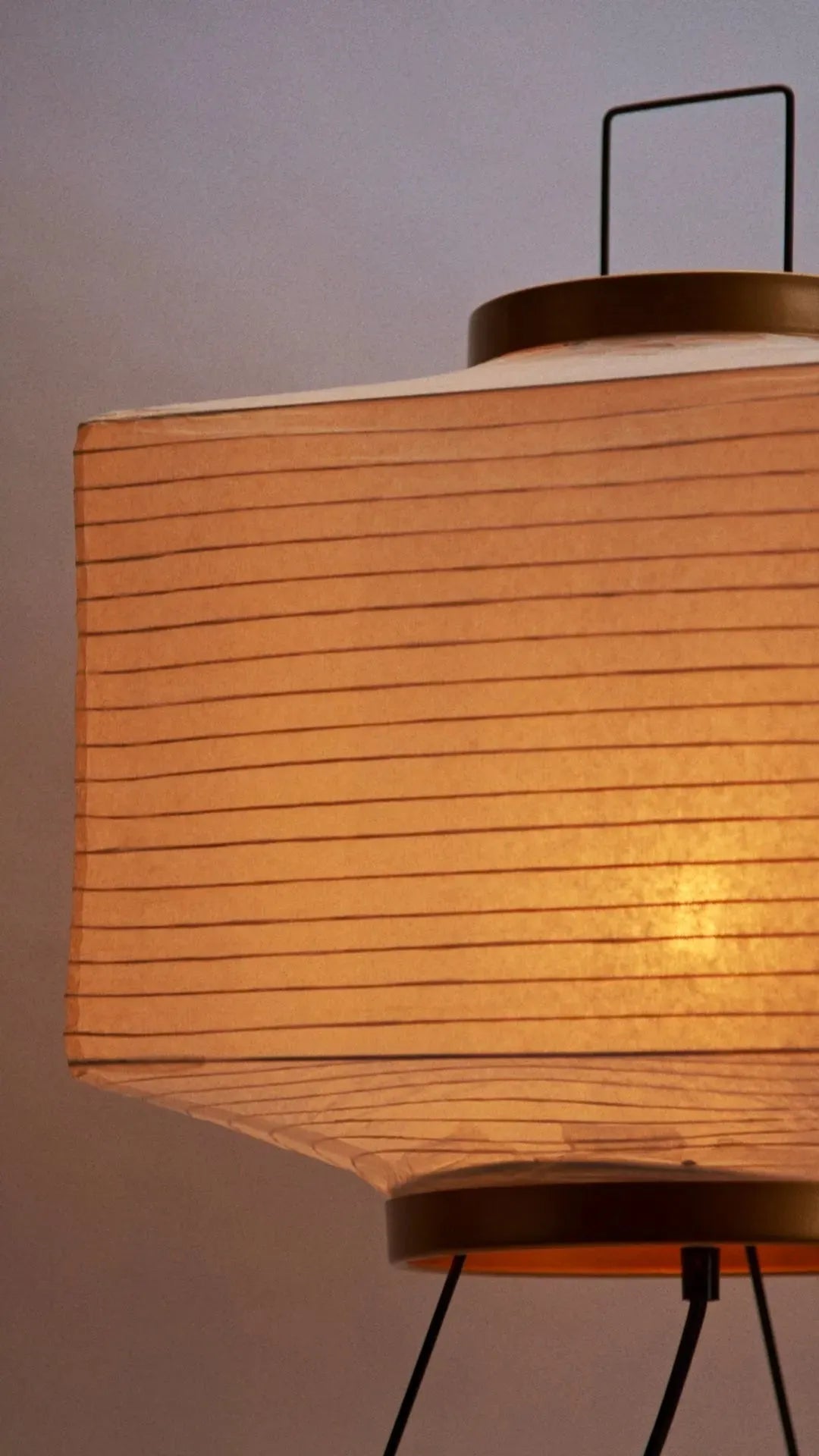 Vloerlamp Rijstpapier Japans Geometrisch 42x60cm Akari Modern Sfeerverlichting Wit