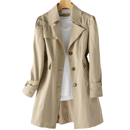 Dames Trenchcoat Waterafstotend Lichtgewicht Regenjas - StudioMarella