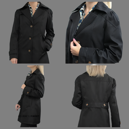 Dames Trenchcoat Waterafstotend Lichtgewicht Regenjas