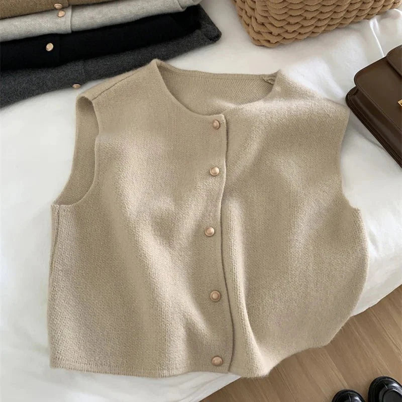 Elegant Mouwloos Vest voor Vrouw Zomerse Stijl - StudioMarella