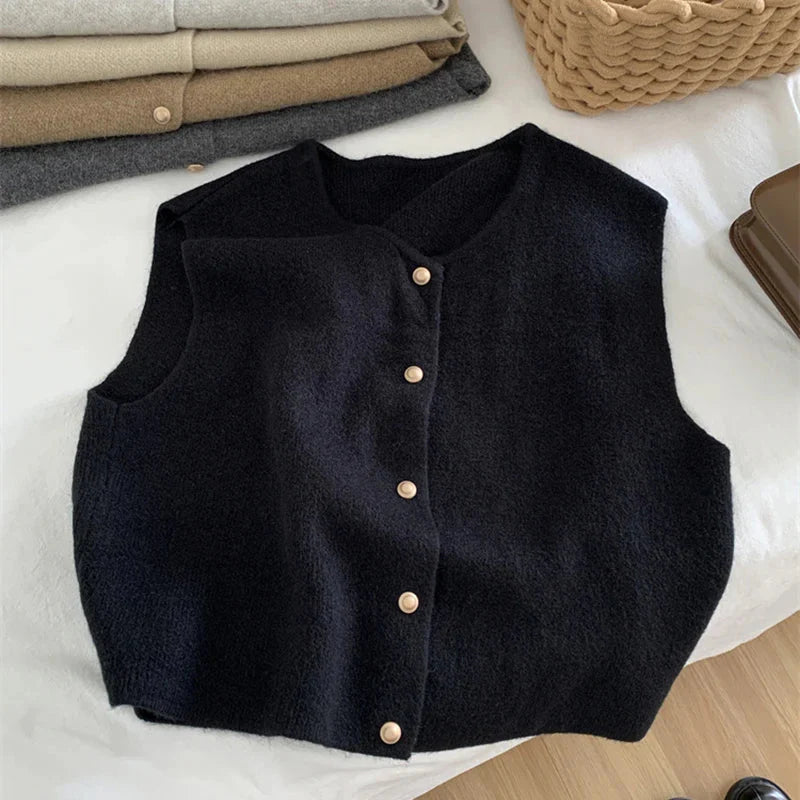Elegant Mouwloos Vest voor Vrouw Zomerse Stijl