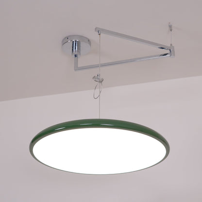Hanglamp Verstelbaar Metaal Acryl Rood Groen Beige Rond Industrieel Woonkamer Eetkamer