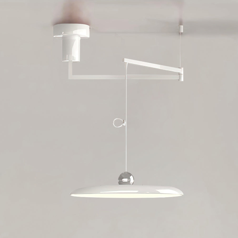 Hanglamp Verstelbaar Metaal Acryl Rood Groen Beige Rond Industrieel Woonkamer Eetkamer