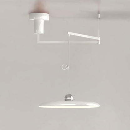 Hanglamp Verstelbaar Metaal Acryl Rood Groen Beige Rond Industrieel Woonkamer Eetkamer