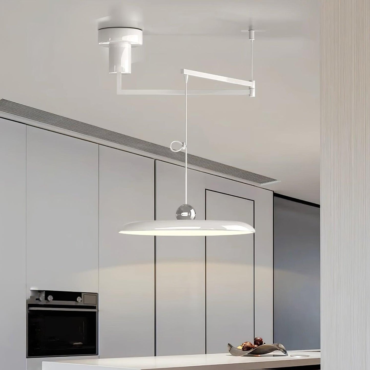 Hanglamp Verstelbaar Metaal Acryl Rood Groen Beige Rond Industrieel Woonkamer Eetkamer