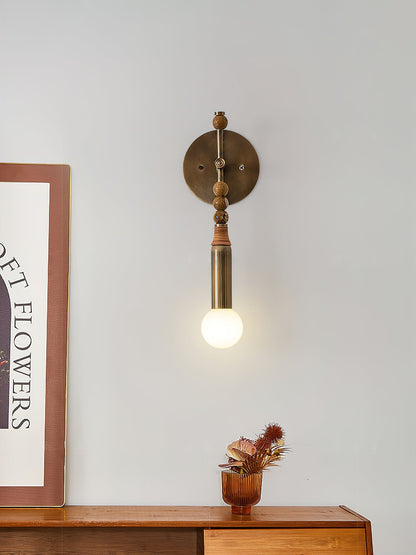 Toam Wandlamp Marmer Messing – Persepolis Geïnspireerd Design met Antique Brass Afwerking 18.9 en 27.6 inch