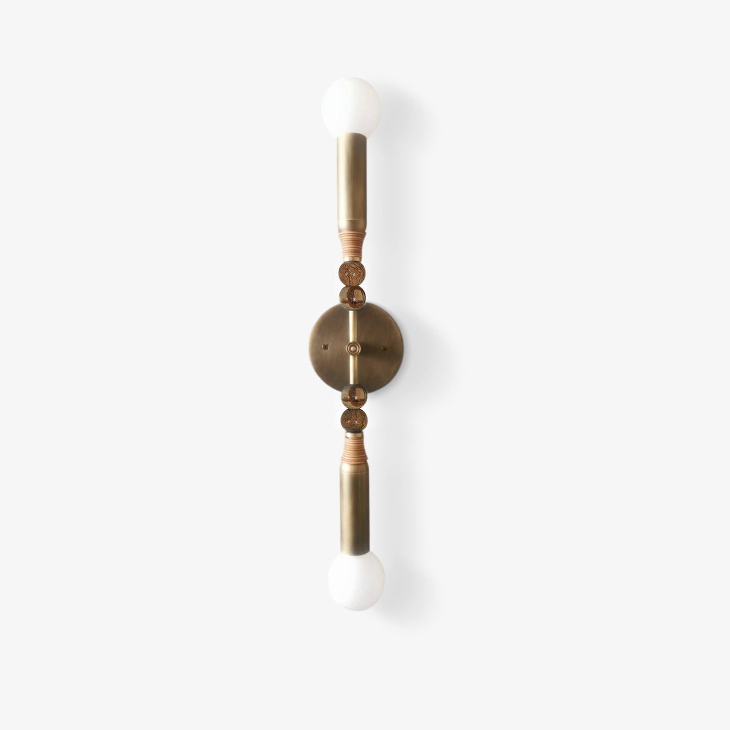 Toam Wandlamp Marmer Messing – Persepolis Geïnspireerd Design met Antique Brass Afwerking 18.9 en 27.6 inch