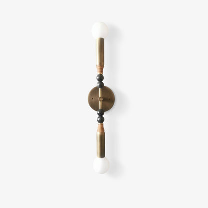 Toam Wandlamp Marmer Messing – Persepolis Geïnspireerd Design met Antique Brass Afwerking 18.9 en 27.6 inch