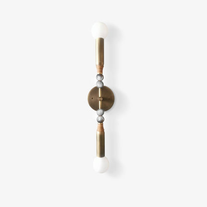 Toam Wandlamp Marmer Messing – Persepolis Geïnspireerd Design met Antique Brass Afwerking 18.9 en 27.6 inch