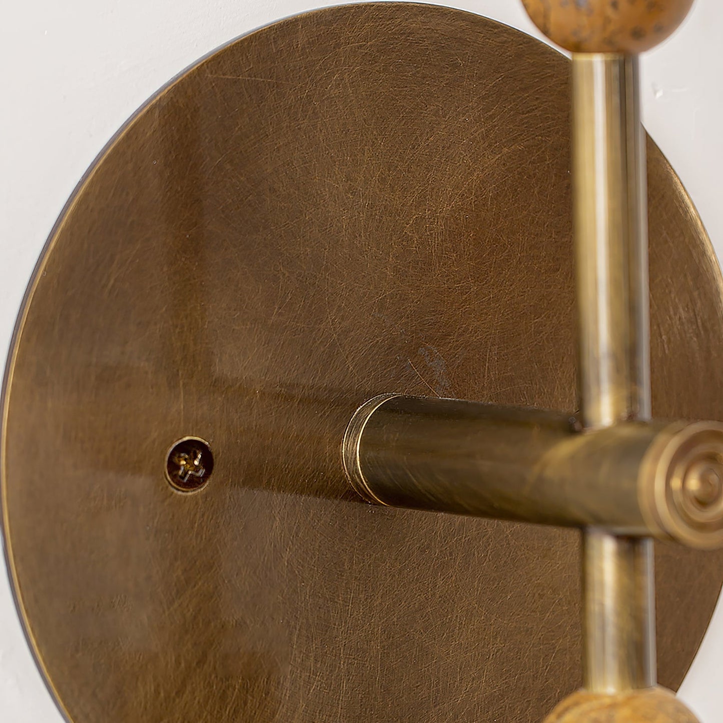 Toam Wandlamp Marmer Messing – Persepolis Geïnspireerd Design met Antique Brass Afwerking 18.9 en 27.6 inch