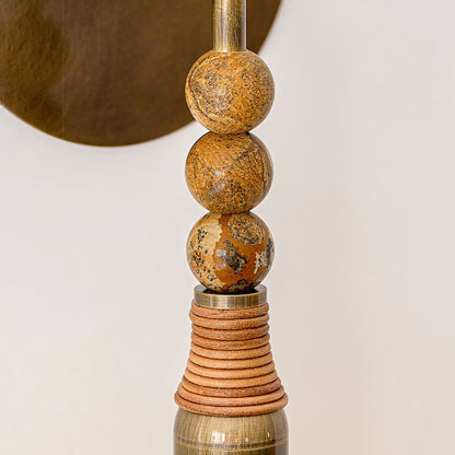 Toam Wandlamp Marmer Messing – Persepolis Geïnspireerd Design met Antique Brass Afwerking 18.9 en 27.6 inch