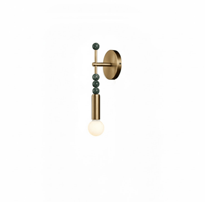 Toam Wandlamp Marmer Messing – Persepolis Geïnspireerd Design met Antique Brass Afwerking 18.9 en 27.6 inch