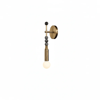 Toam Wandlamp Marmer Messing – Persepolis Geïnspireerd Design met Antique Brass Afwerking 18.9 en 27.6 inch