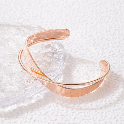 Goudkleurige Dames Armband met Kruis Verstelbaar