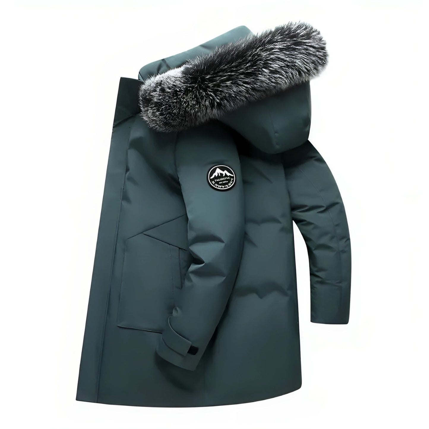 Warme Winterjas met Capuchon en Kunstbont