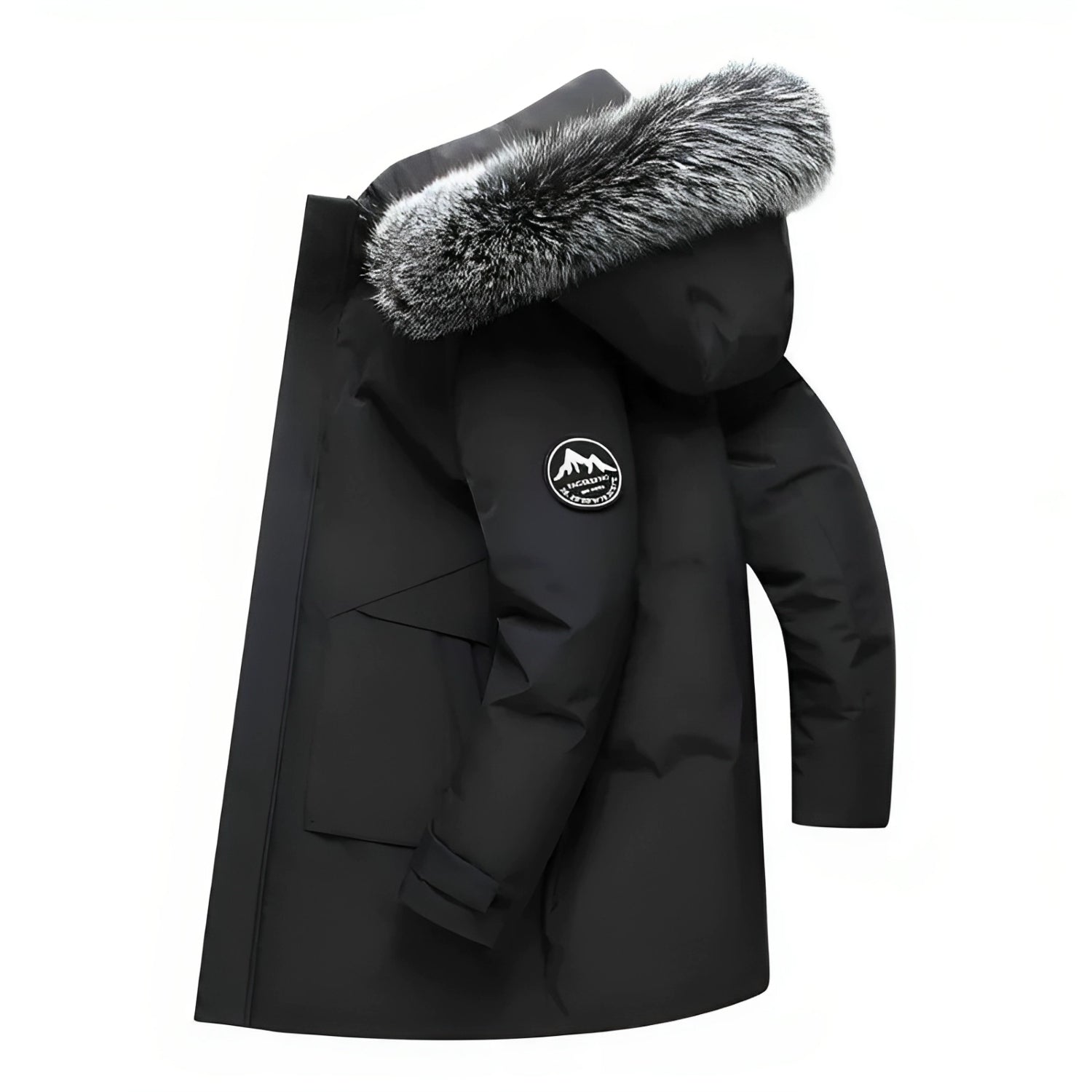 Warme Winterjas met Capuchon en Kunstbont - StudioMarella