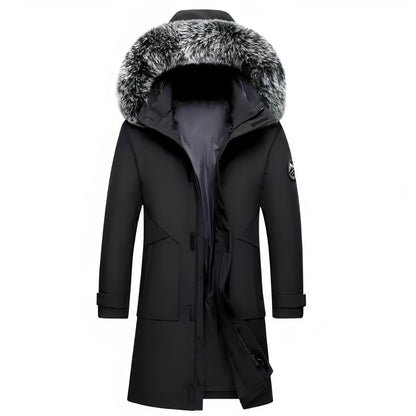 Warme Winterjas met Capuchon en Kunstbont