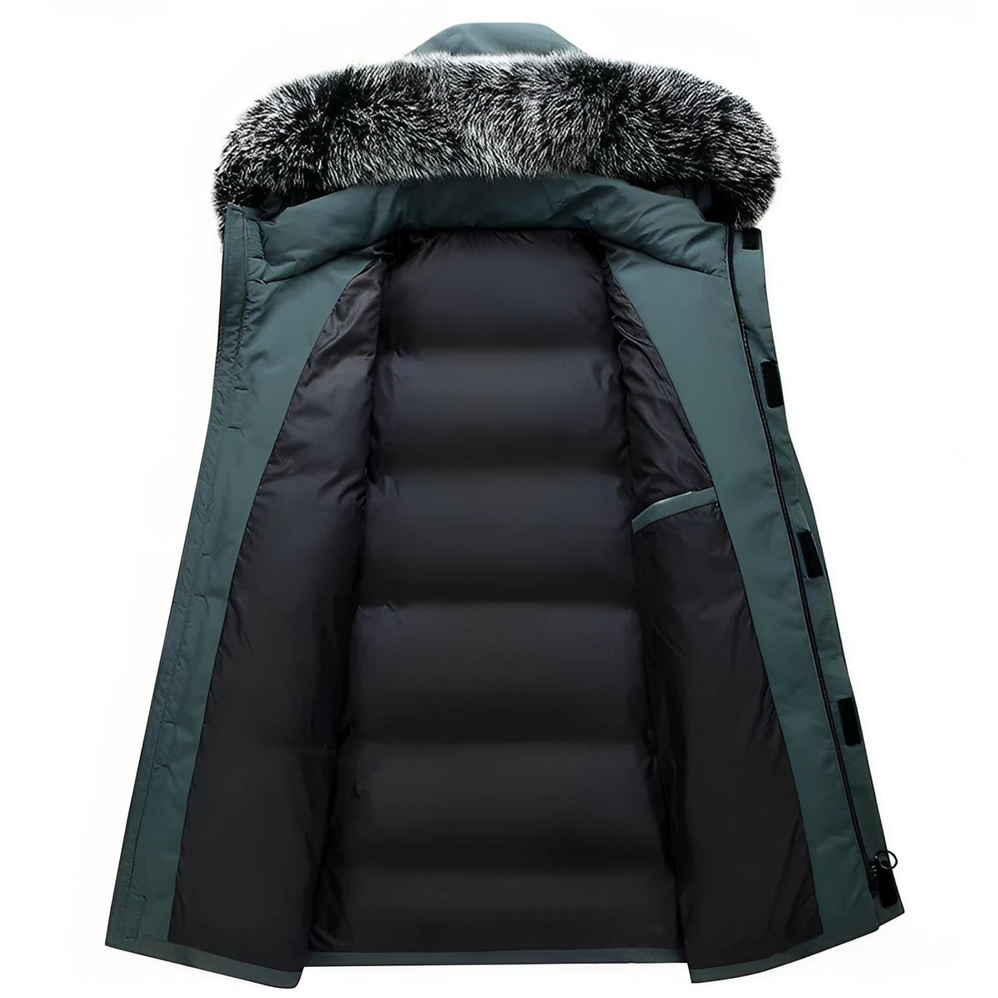 Warme Winterjas met Capuchon en Kunstbont