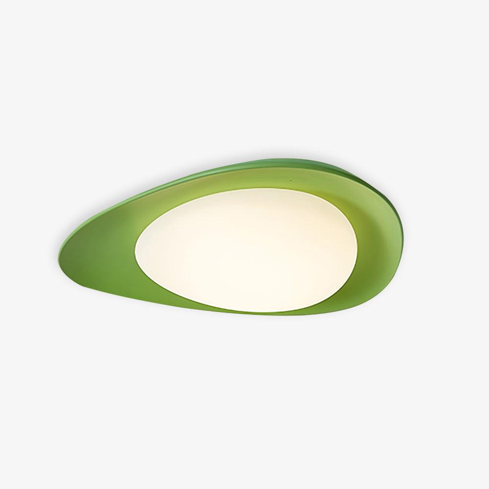 LED Plafondlamp Bladvorm Resin Groen Woonkamer Slaapkamer Eetkamer Organische Plafondlamp Scandinavisch Interieur