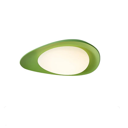 LED Plafondlamp Bladvorm Resin Groen Woonkamer Slaapkamer Eetkamer Organische Plafondlamp Scandinavisch Interieur
