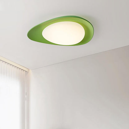 LED Plafondlamp Bladvorm Resin Groen Woonkamer Slaapkamer Eetkamer Organische Plafondlamp Scandinavisch Interieur
