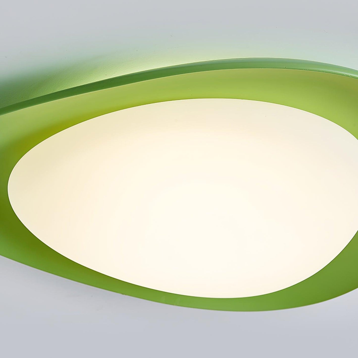 LED Plafondlamp Bladvorm Resin Groen Woonkamer Slaapkamer Eetkamer Organische Plafondlamp Scandinavisch Interieur
