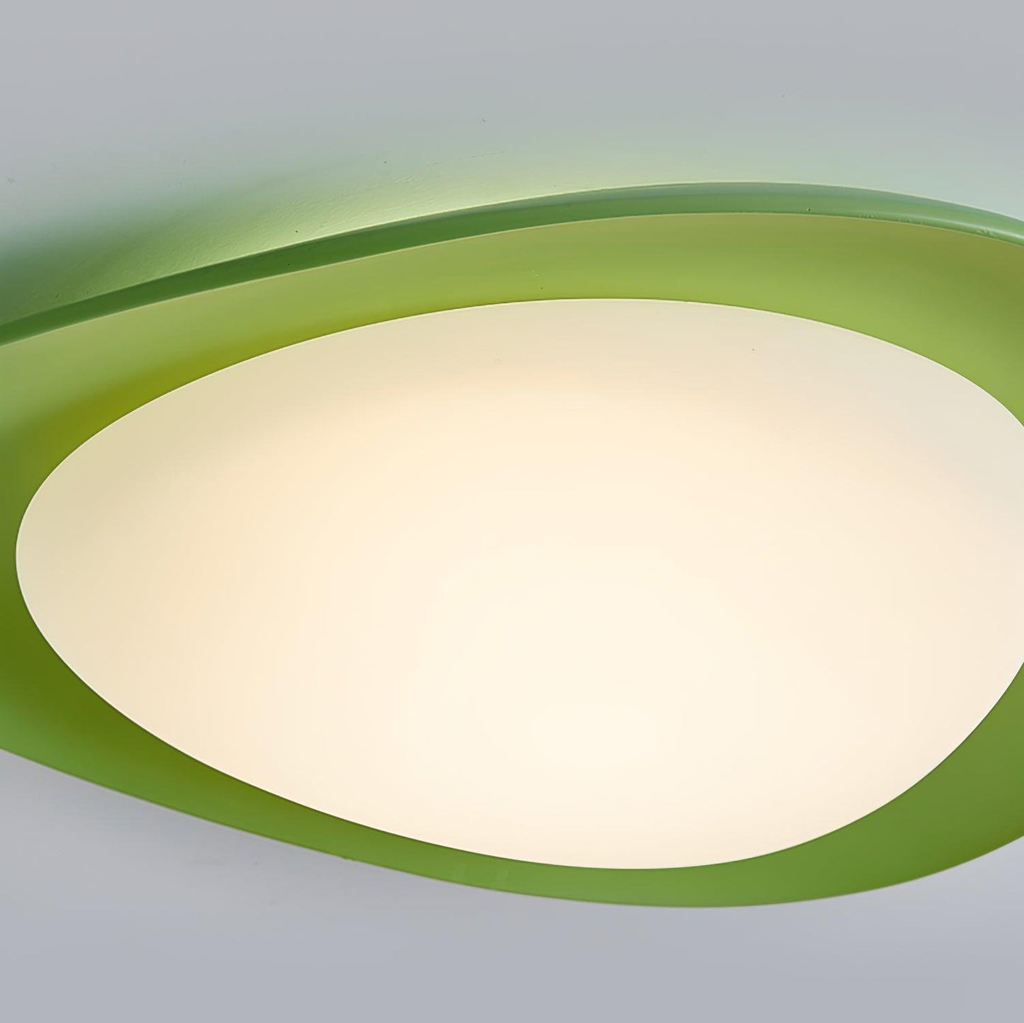 LED Plafondlamp Bladvorm Resin Groen Woonkamer Slaapkamer Eetkamer Organische Plafondlamp Scandinavisch Interieur
