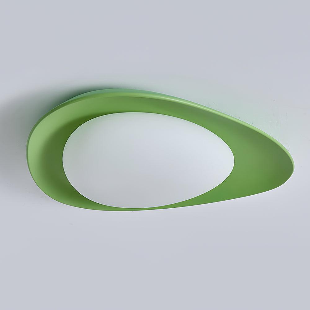 LED Plafondlamp Bladvorm Resin Groen Woonkamer Slaapkamer Eetkamer Organische Plafondlamp Scandinavisch Interieur