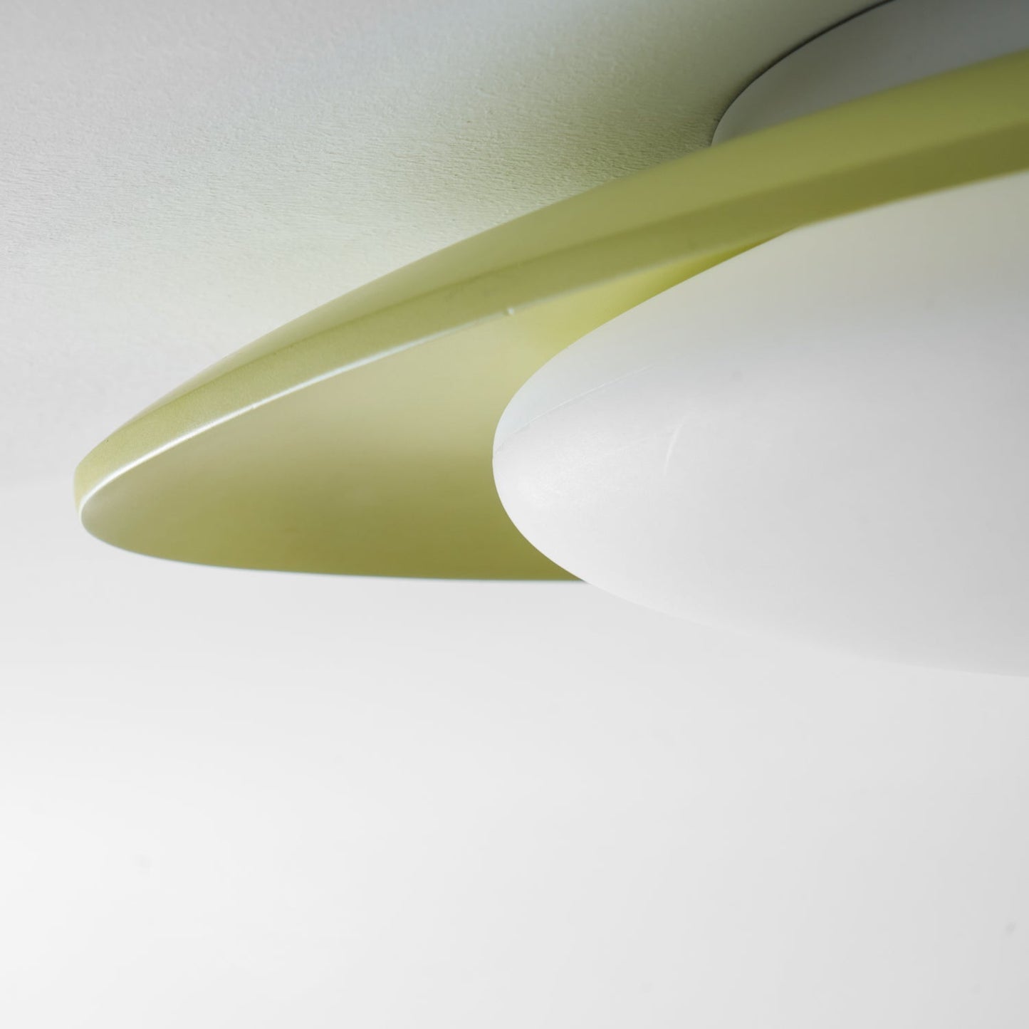 Plafondlamp Resin Ovaal Groen Beige Woonkamer Slaapkamer LED 3000K 4000K 6000K Ø36 Ø46cm Organisch Plafonnière Dimbaar