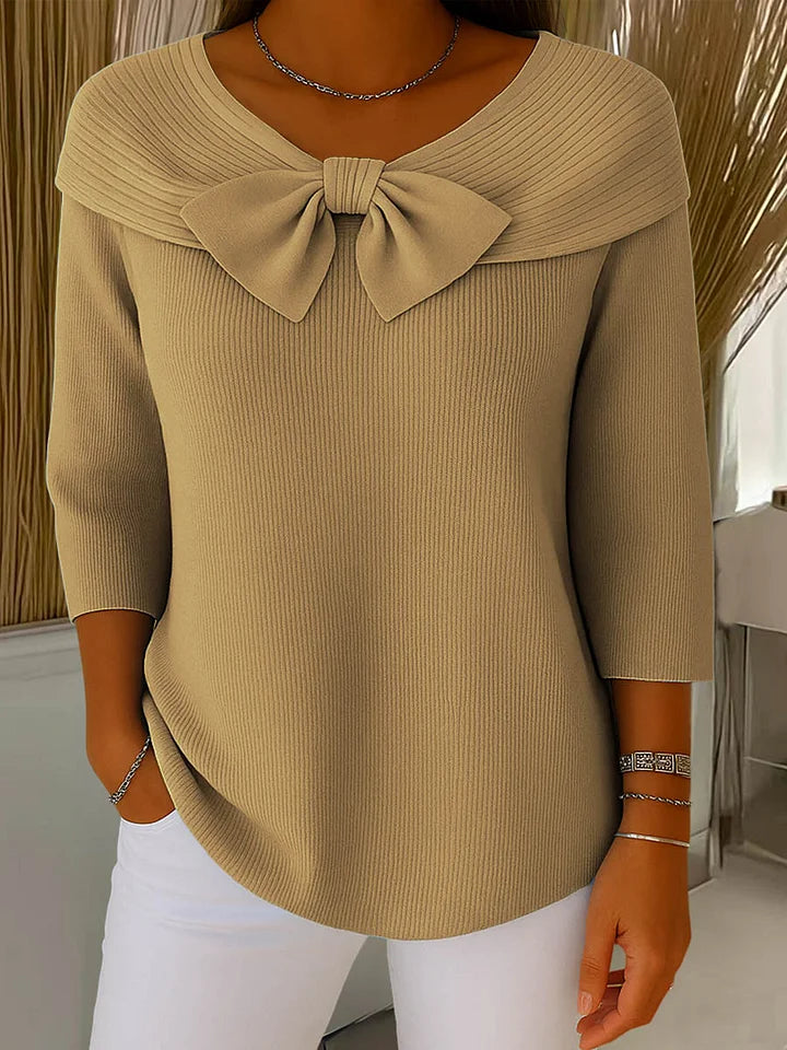 Top met strik Dames | Comfortabel & Flatterende halslijn