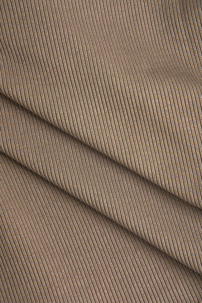Vrouwelijke Top Lang Mouw Asymmetrisch met Knopen