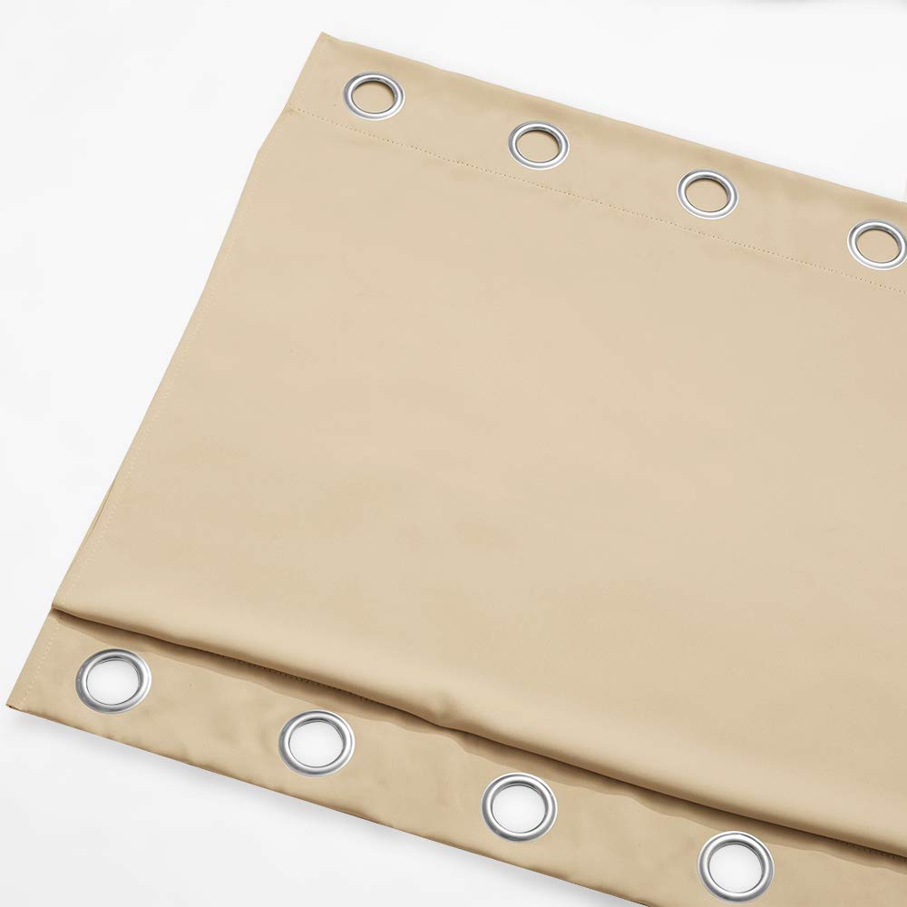 Windbestendige Buitengordijnen met Ringenbevestiging 1 Paneel voor Patio Terras Veranda