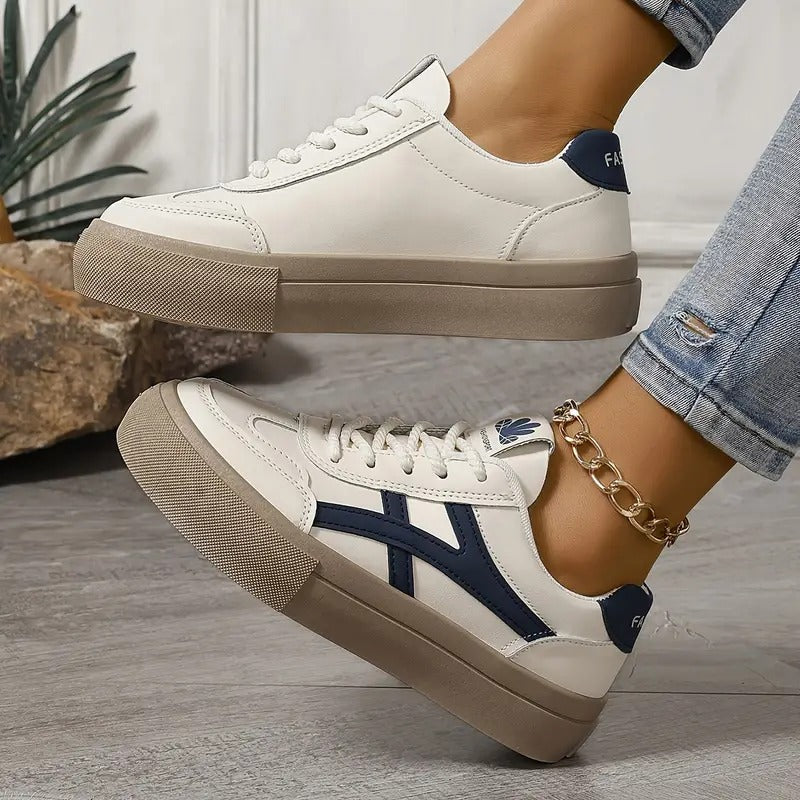 Dames Sneakers Retro Stijl Comfortabele Zool