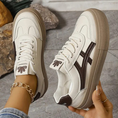 Dames Sneakers Retro Stijl Comfortabele Zool