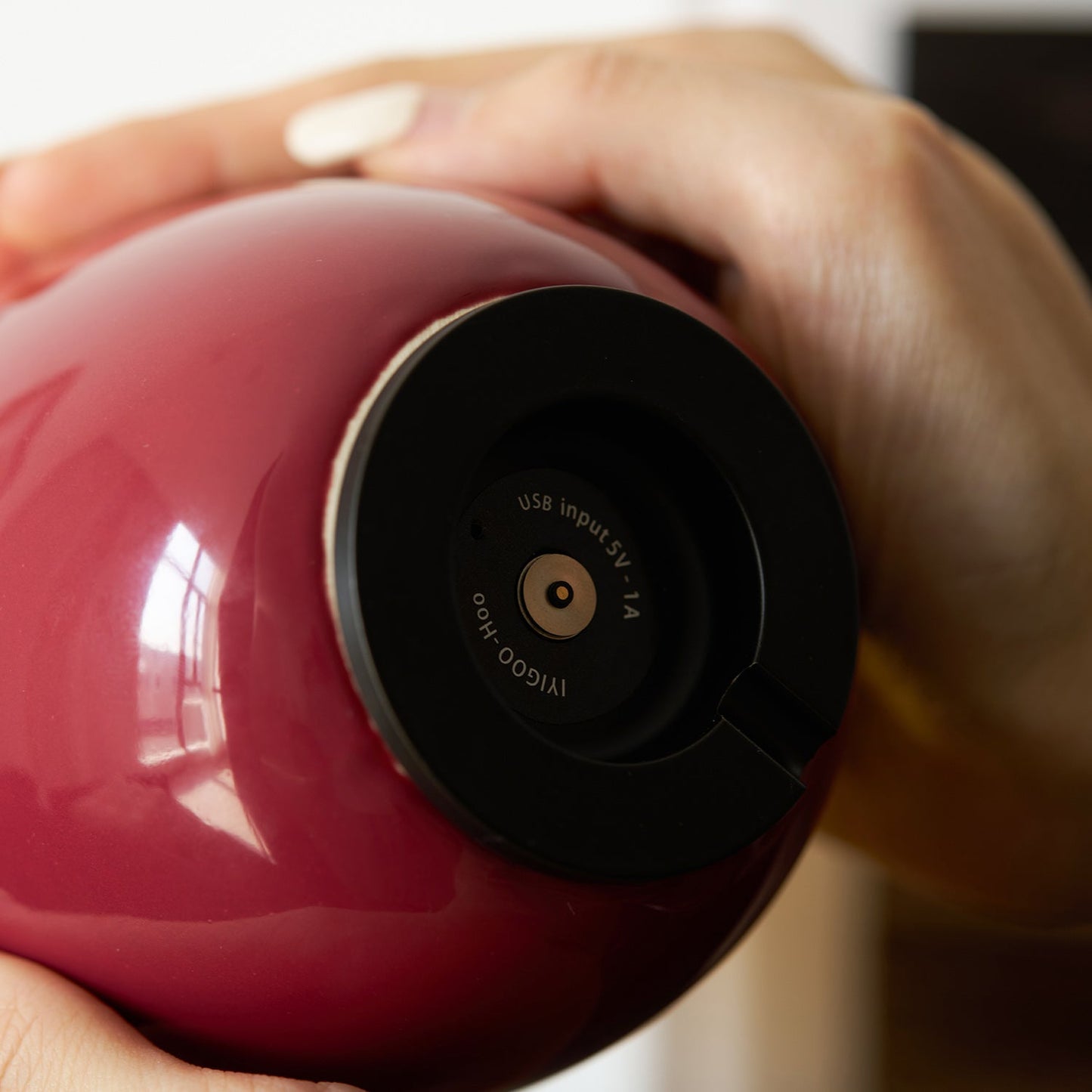 Draagbare Tafellamp met Geïntegreerde Batterij 240 lm Warm Wit 3000K Keramiek Linnen Kap Touch-Bediening