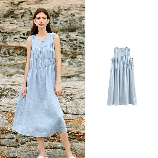 Dames Zomerjurk Ronde Hals Collectie - StudioMarella