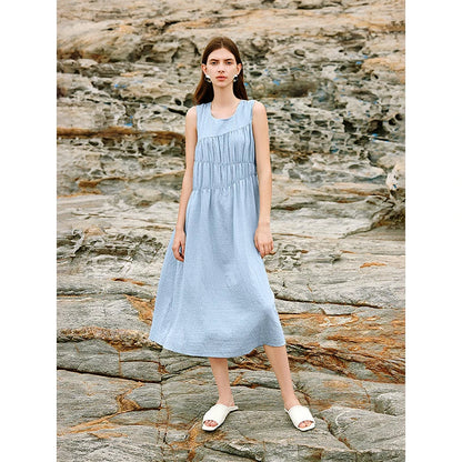 Dames Zomerjurk Ronde Hals Collectie