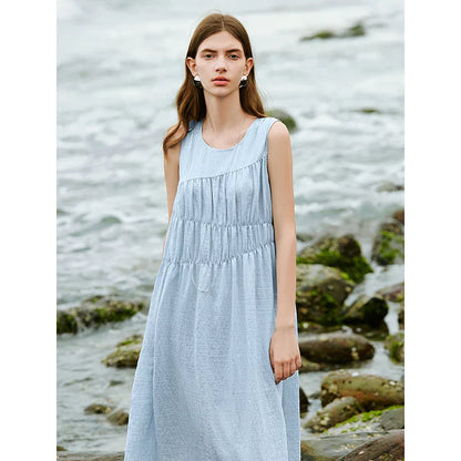 Dames Zomerjurk Ronde Hals Collectie
