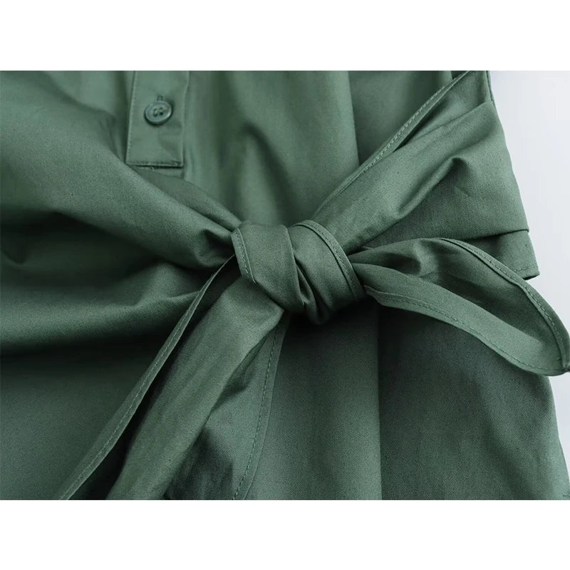 Zomer Shirts met Strik Asymmetrisch Vrouwen Blouse