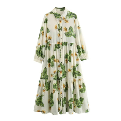 Kleurrijke Print Shirtjurk voor Vrouw Luxury Stijl - StudioMarella
